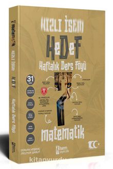 2024 Hızlı İsem Hedef 7. Sınıf Matematik Haftalık Ders Föyü