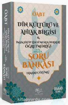 ÖABT Din Kültürü ve Ahlak Bilgisi ve İmam Hatip Lisesi Meslek Dersleri Öğretmenliği Soru Bankası Çözümlü