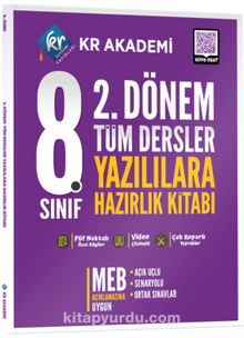 8. Sınıf 2. Dönem Tüm Dersler Yazılılara Hazırlık Kitabı