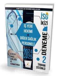 İSG İkizi İş Yeri Hekimi ve Diğer Sağlık Personeli 2 Özgün Deneme Sınavı