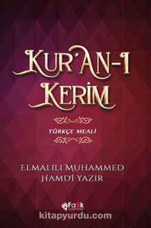 Kuran-ı Kerim Türkçe Meali