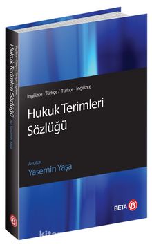 Hukuk Terimleri Sözlüğü (İngilizce-Türkçe / Türkçe-İngilizce)