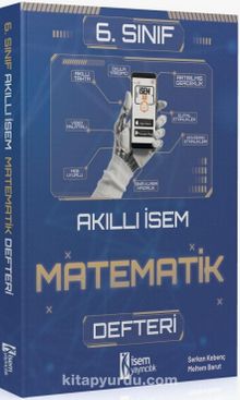 6. Sınıf Akıllı İsem Matematik Defteri