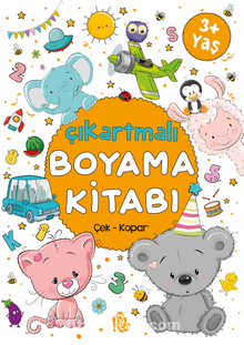 Çıkartmalı Boyama Kitabı / 3 Yaş+